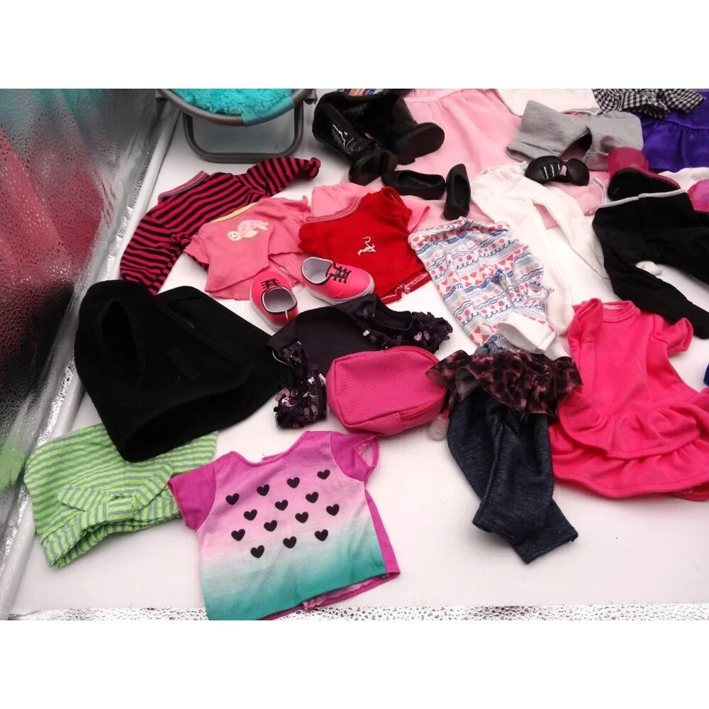 Our Generation Doll Clothing for 18 inch Doll 20 Plus Clothes Shoes‎ Boots Chair